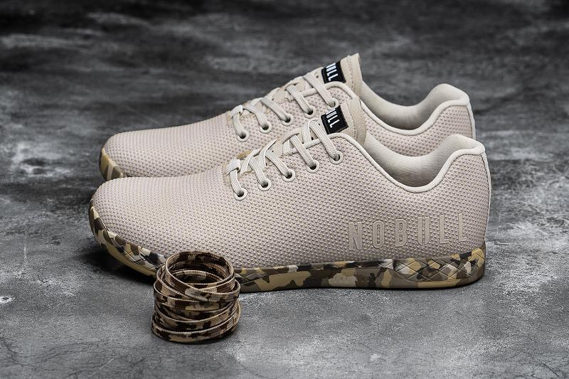 Men's Nobull Wild Sand Trainers Brown | SG Q2285M